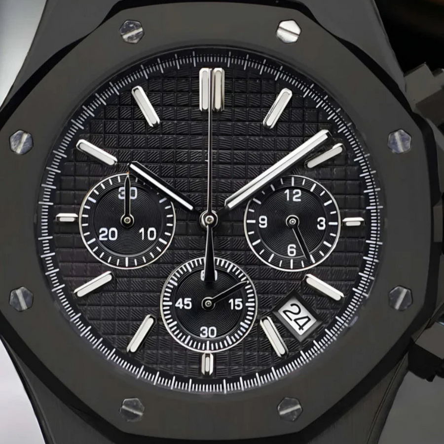 ROYAL CHRONO | FULL BLACK