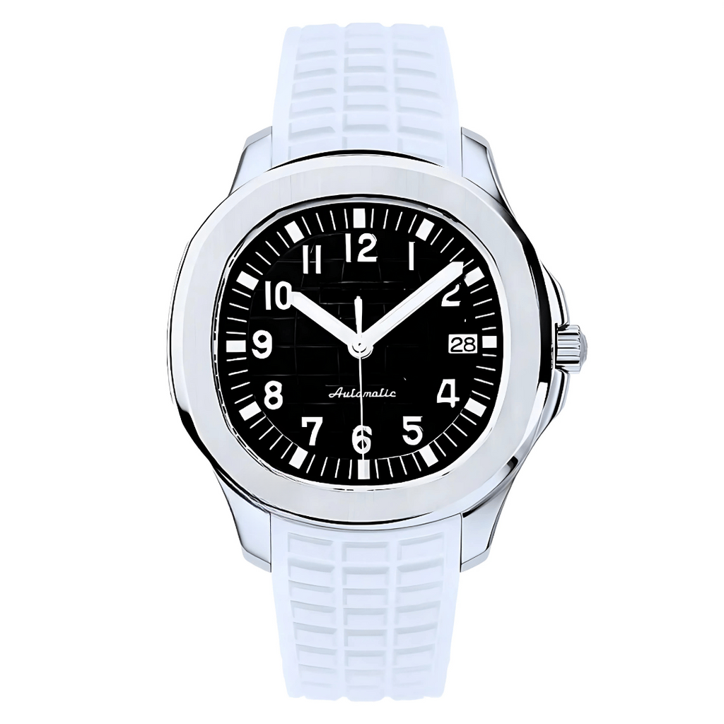 AQUA | WHITE | SILICONE STRAP