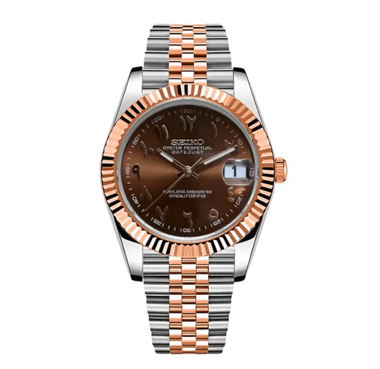 SEIKO MOD CHOCOLATE ARABIC DIAL