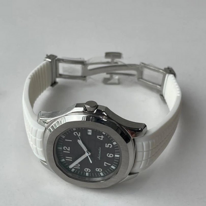 AQUA | WHITE | SILICONE STRAP