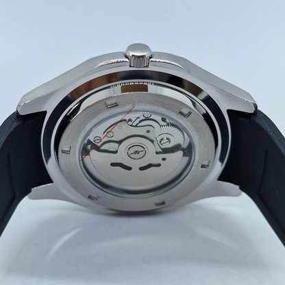 AQUA | BLACK | SILICONE STRAP