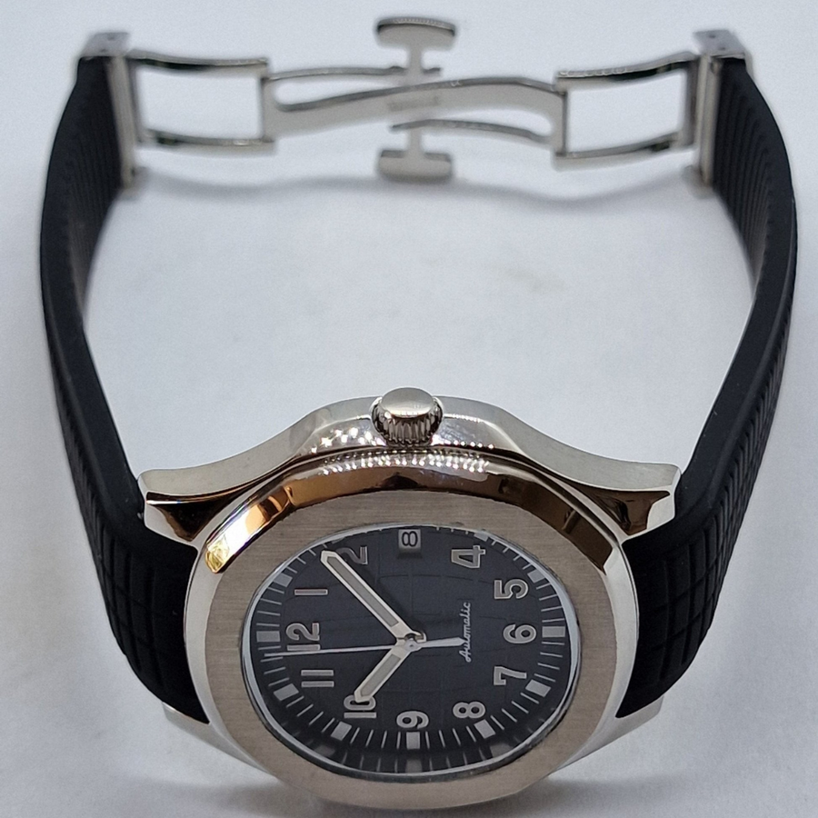 AQUA | BLACK | SILICONE STRAP