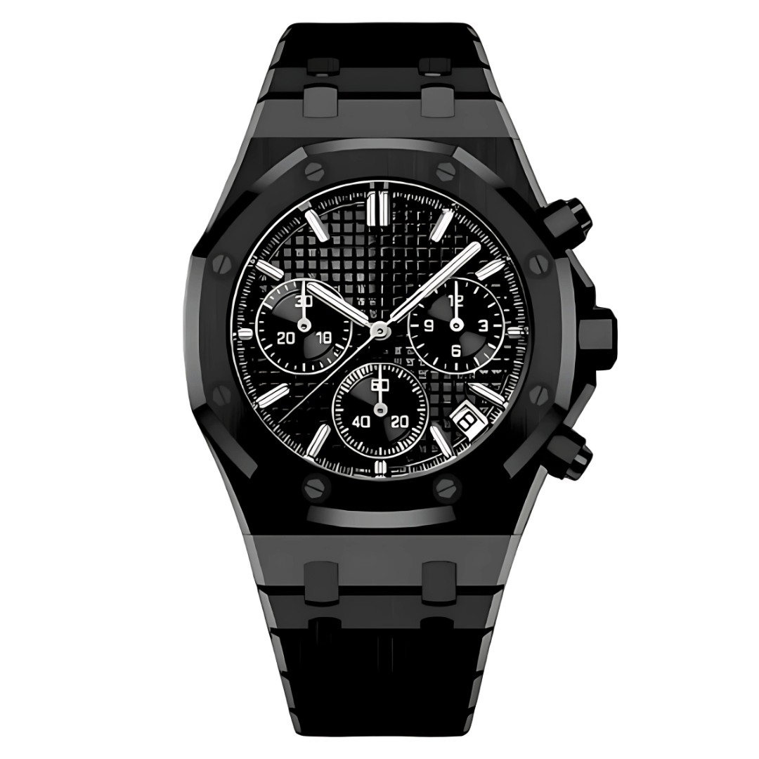 ROYAL CHRONO | FULL BLACK