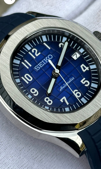 SEIKO MOD AQUANAUT NAVY MEN'S WATCH