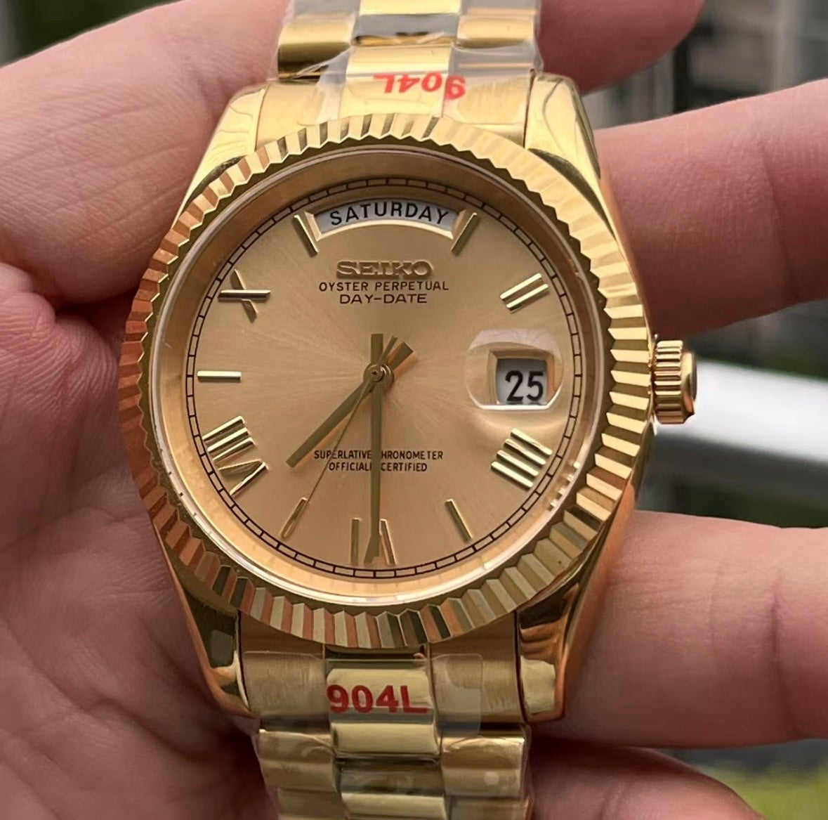 Seiko Gold DayDate Mod