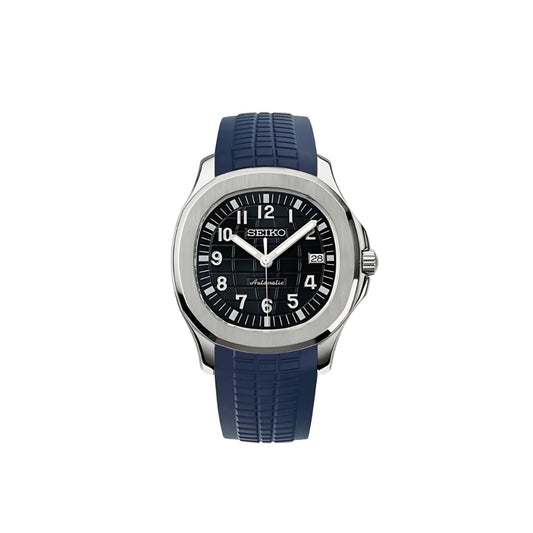 SEIKO MOD AQUANAUT BLUE SILVER MEN'S WATCH