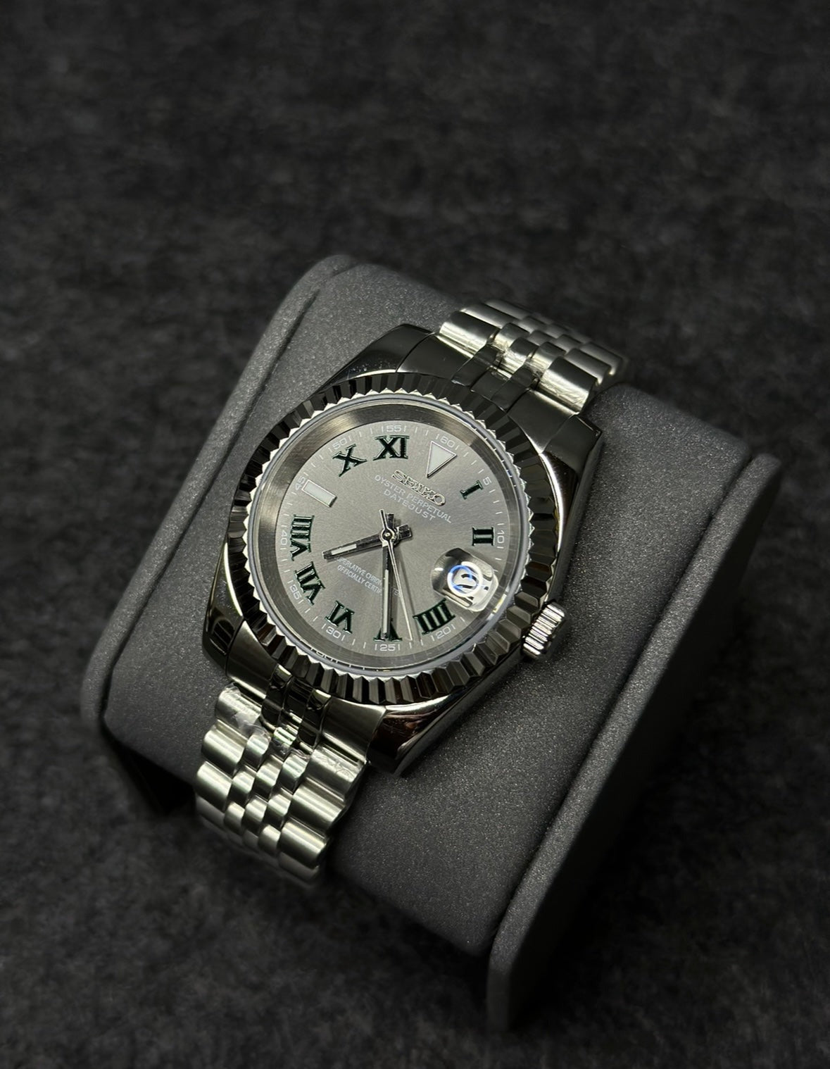 SEIKO MOD DATEJUST WIMBLEDON MEN'S WATCH