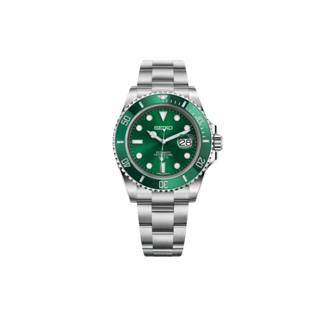 SEIKO MOD SUBMARINER HULK MEN'S WATCH
