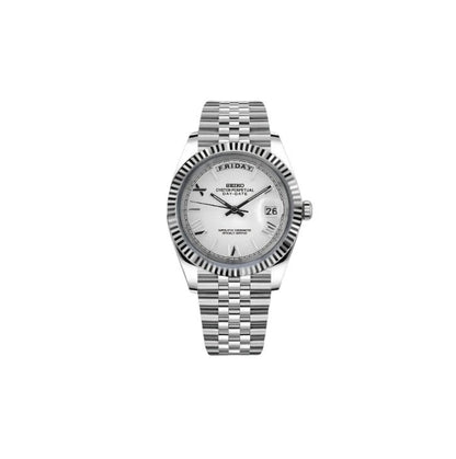 Seiko White DayDate Mod
