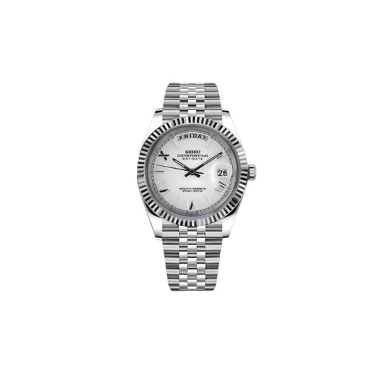 Seiko White DayDate Mod