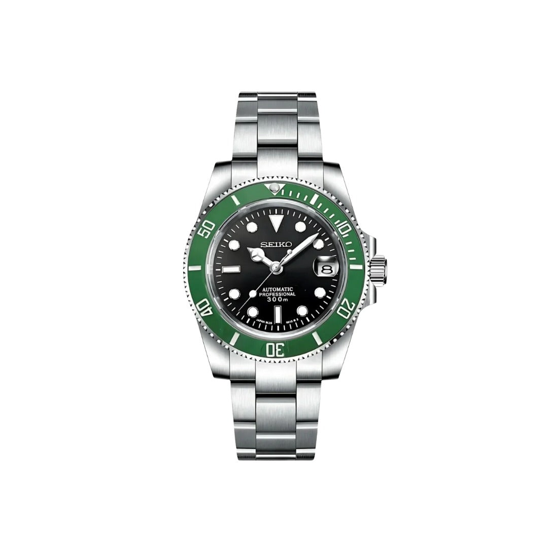 SEIKO MOD SUBMARINER STARBUCKS MEN'S WATCH