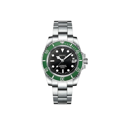SEIKO MOD SUBMARINER STARBUCKS MEN'S WATCH