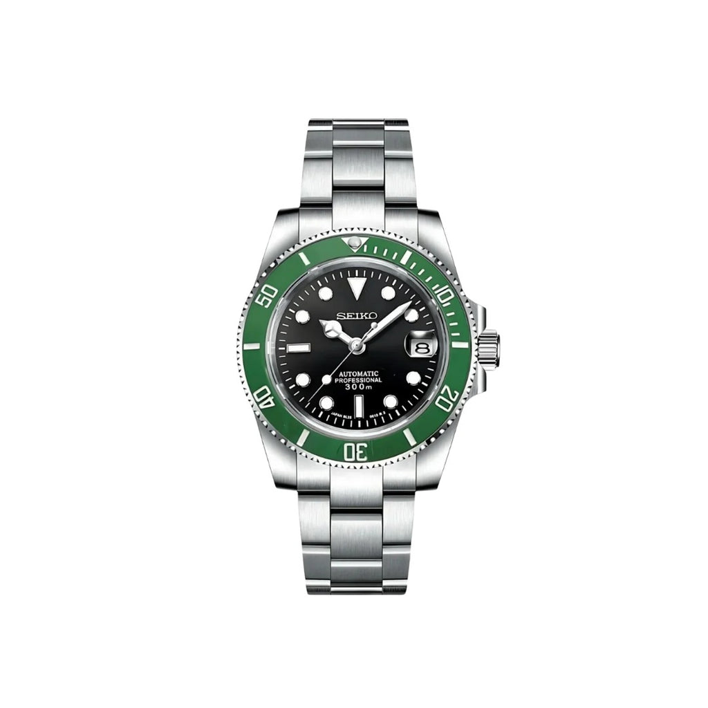 SEIKO MOD SUBMARINER STARBUCKS MEN'S WATCH