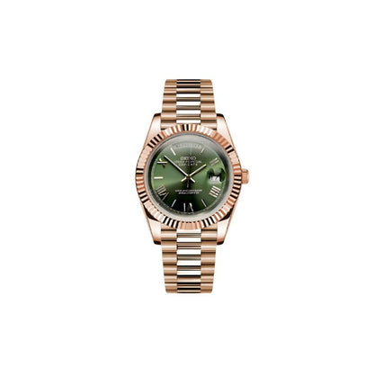Seiko Rose Gold Green DayDate Mod
