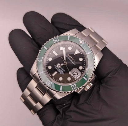 SEIKO MOD SUBMARINER STARBUCKS MEN'S WATCH