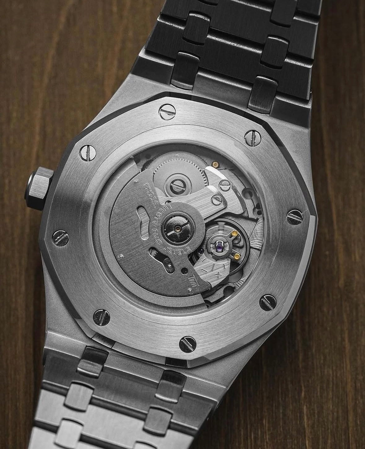 SEIKO MOD ROYAL OAK EMERALD MEN'S WATCH