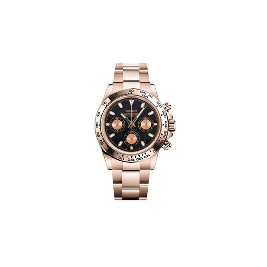 SEIKO MOD DAYTONA ROSE GOLD MEN'S WATCH