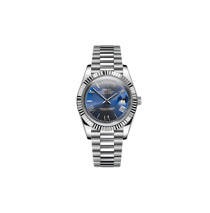 Seiko Blue DayDate Mod
