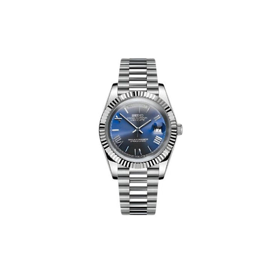 Seiko Blue DayDate Mod
