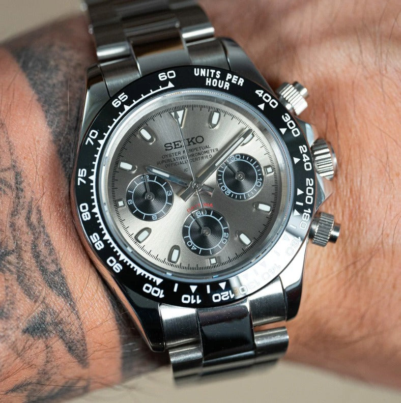 SEIKO MOD DAYTONA SAHARA MEN'S WATCH