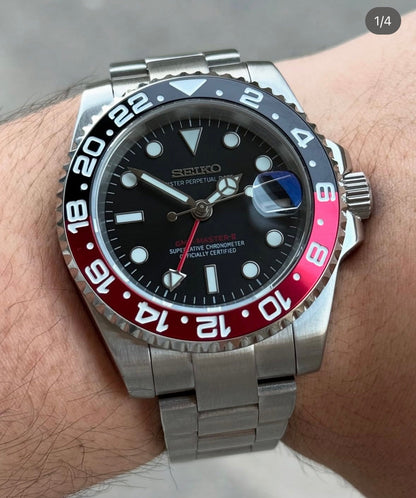 SEIKO MOD GMT COKE MEN'S WATCH