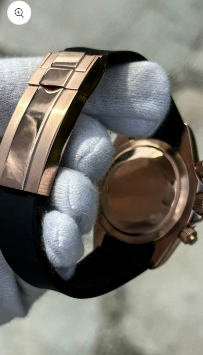 SEIKO MOD DAYTONA CHOCOLATE DIAL (RUBBER STRAP) MEN'S WATCH