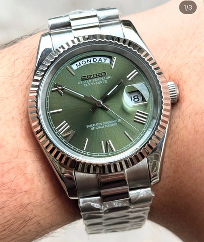Seiko Green DayDate Mod