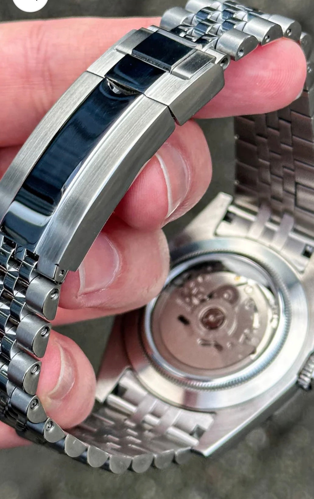 SEIKO MOD DATEJUST BLUE MEN'S WATCH